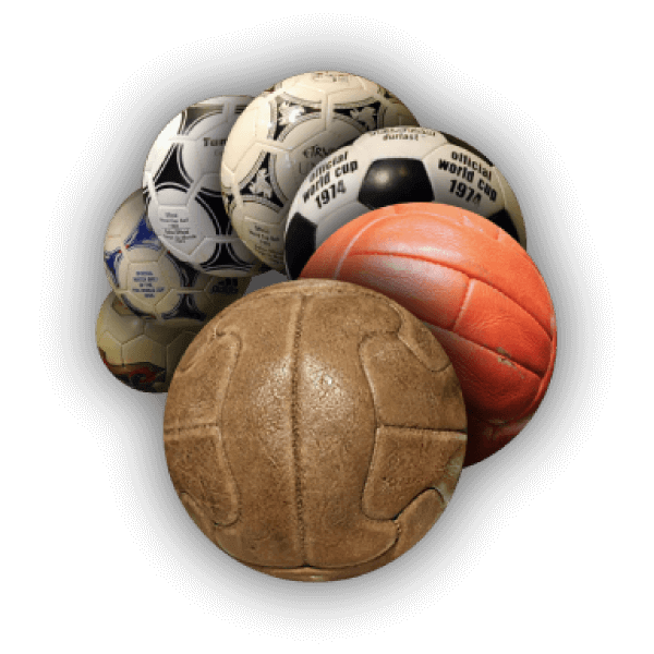 collage of footballs