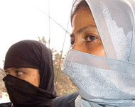 Saforaia Walid (R) says few women have access to healthcare