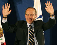 Felipe Calderon celebrated - then went on holiday