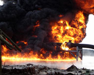 Attacks on pipelines resulted ina reduction in output 