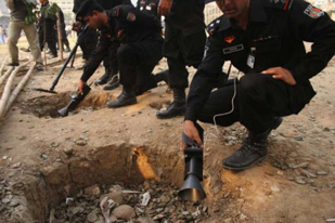 Bangladeshi elite force Rapid Action Battalion (RAB) members