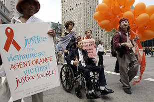 agent orange compensation case vietnam USA