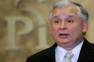 polish prime minister Jaroslaw Kaczynski