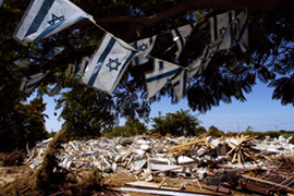 This settlement in the Gaza Strip was demolished after disengagement [Ilan Mizrahi