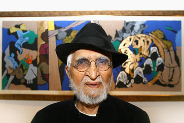 Leading Indian artist Maqbool Fida Husain