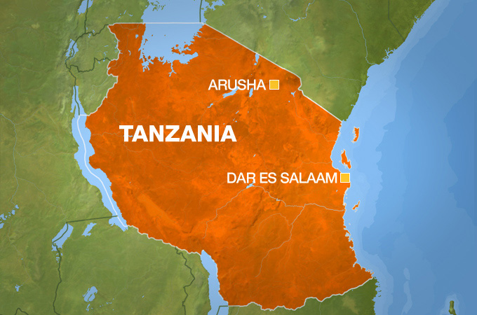 Tanzania map