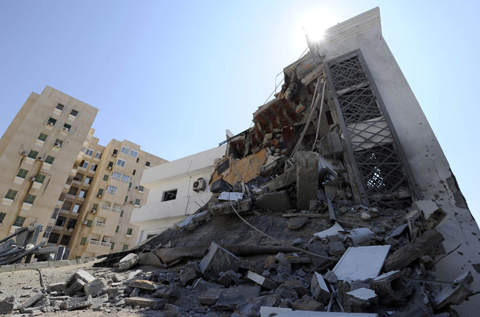 Tripoli under attack