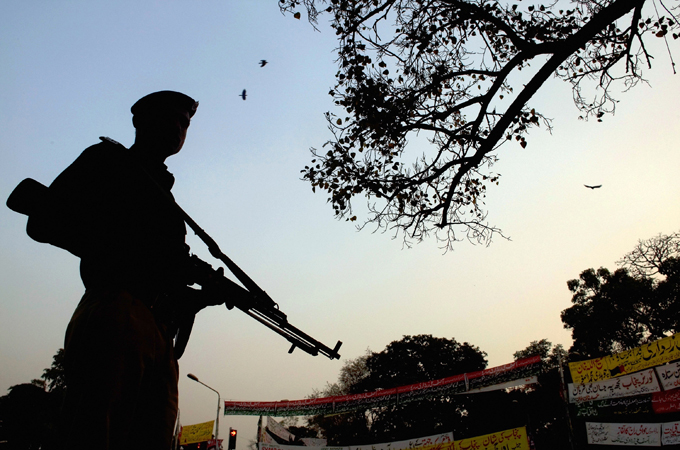 pakistan soldier sillouette