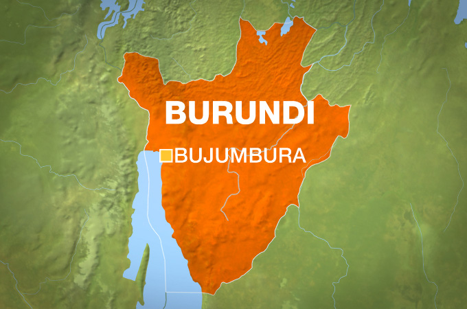 Burundi map