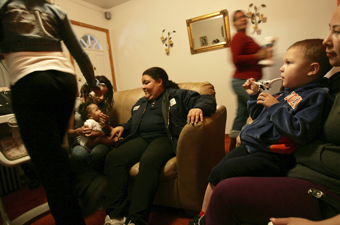 Hispanic family in USA