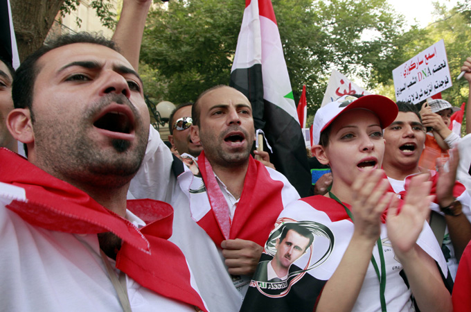 syrian protesters