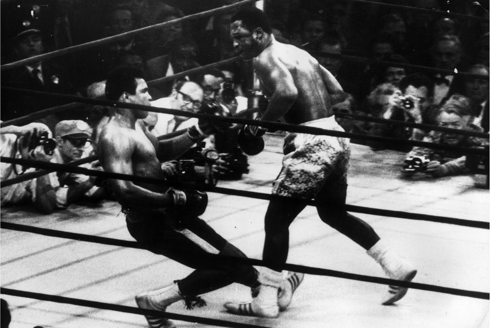 Ali fighting heavyweight champion Joe Frazier in 1971 [Getty]