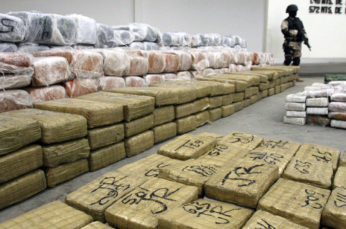 Mexico-US drugs marijuana
