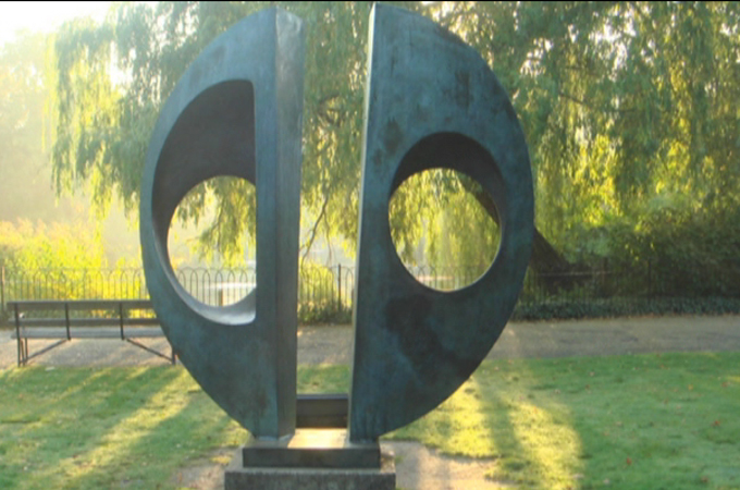 piece of work by the celebrated sculptor Barbara Hepworth