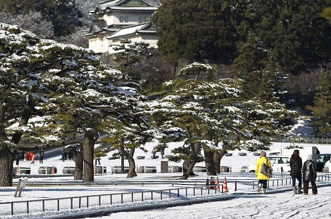 Japan snowfall