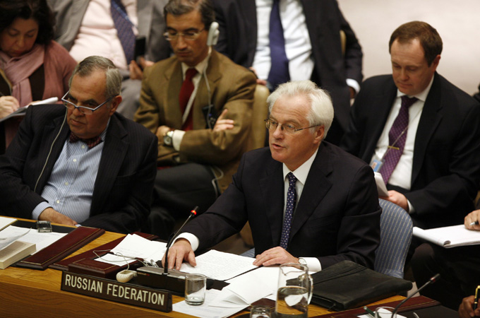 Russian Ambassador to the United Nations Vitaly Churkin
