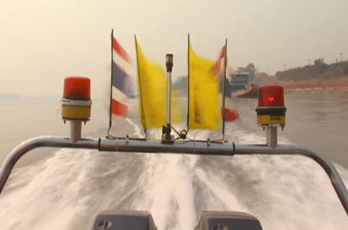 Golden Triangle police take drug fight to sea