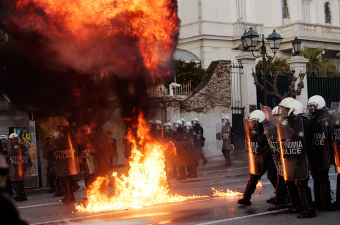 Greece protest