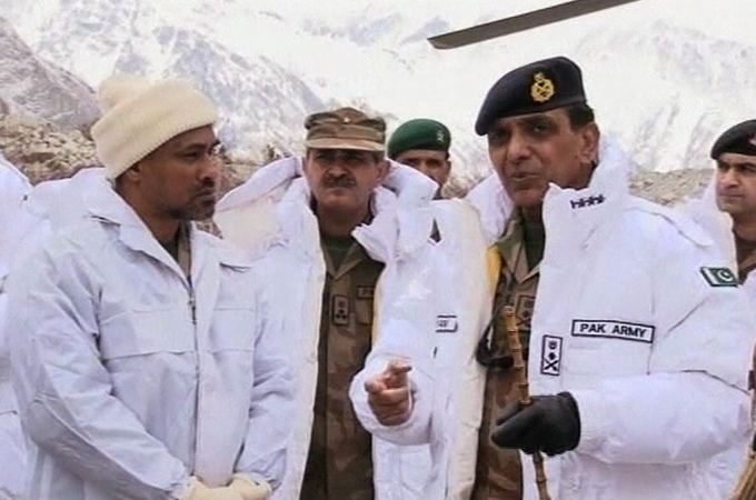 Asfaq Parvez Kayani in Siachen