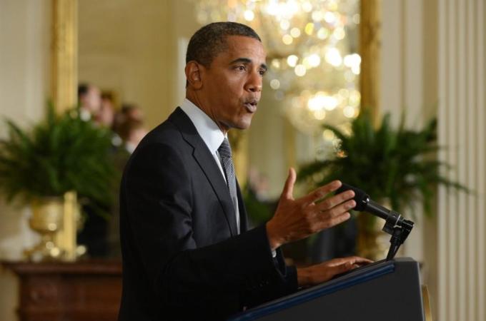 US President Barack Obama speaks on Tax Cut