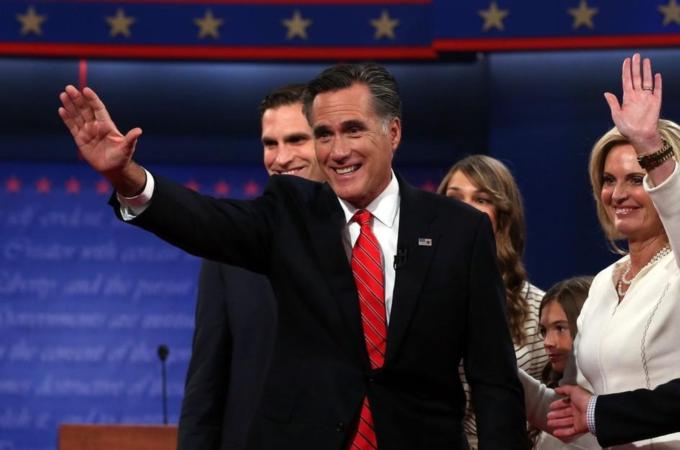 Obama And Romney Square Off In First Presidential Debate In Denver