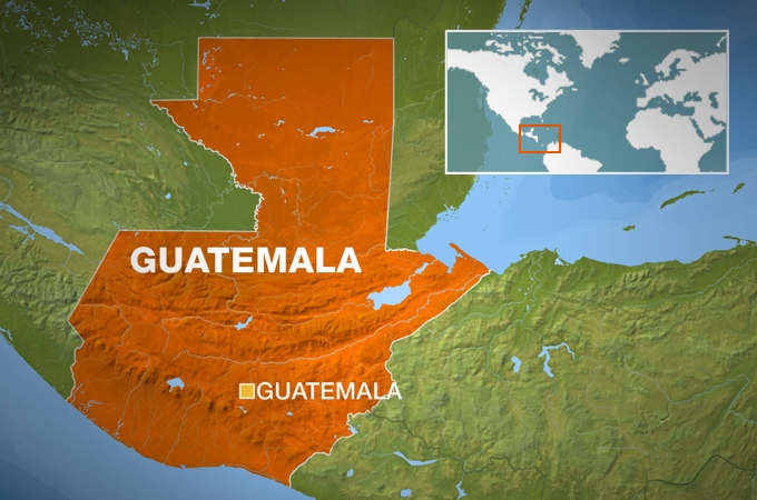 Map Guatemala