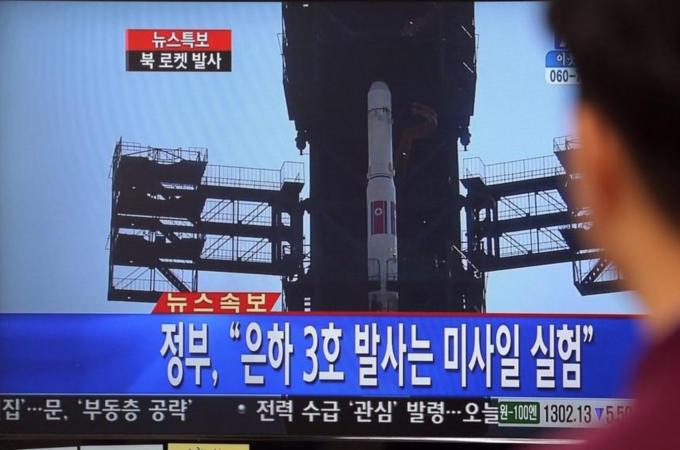 North Korea launches long-range rocket