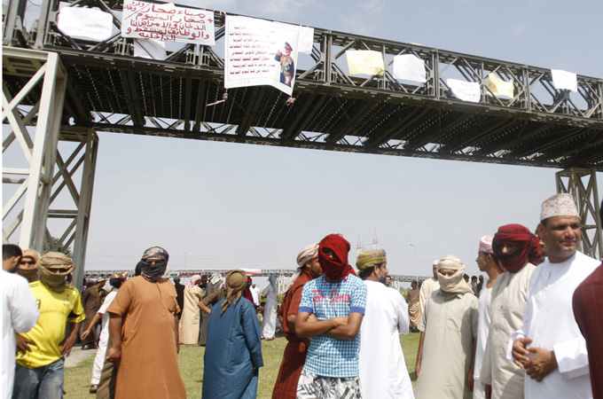 oman protests, 2011