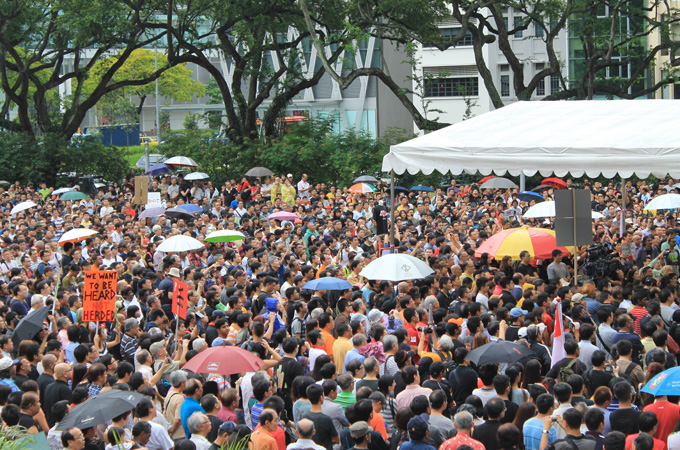 5,000 protest in Singapore against population plan