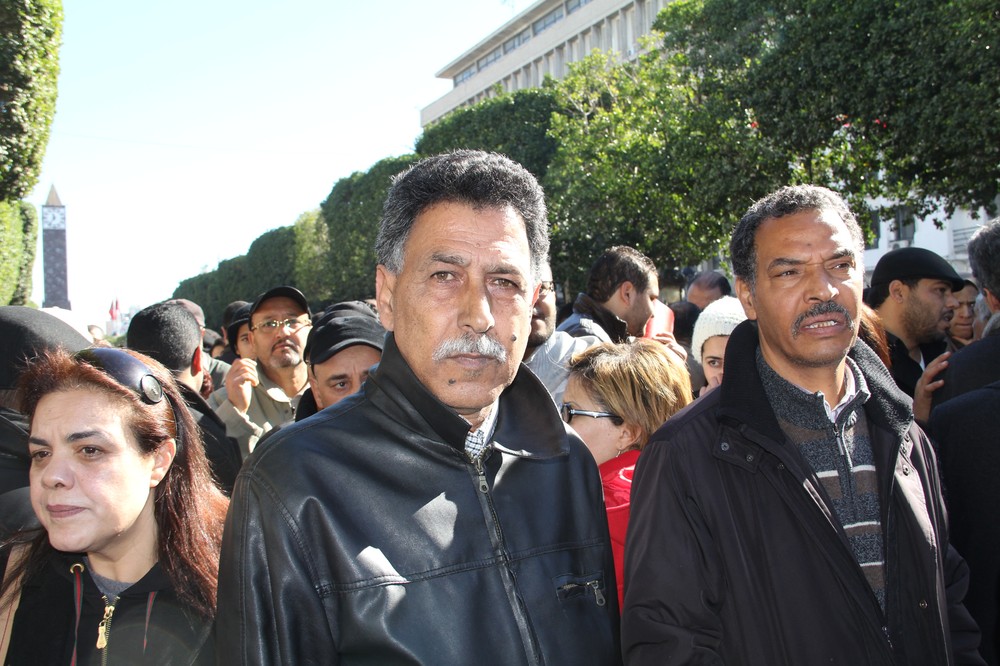 In Pictures: Anger after Belaid Assassination