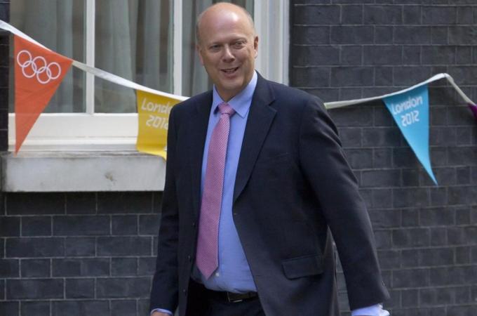 Newly assigned Justice Secretary Chris Grayling arrives at Downing Street in London