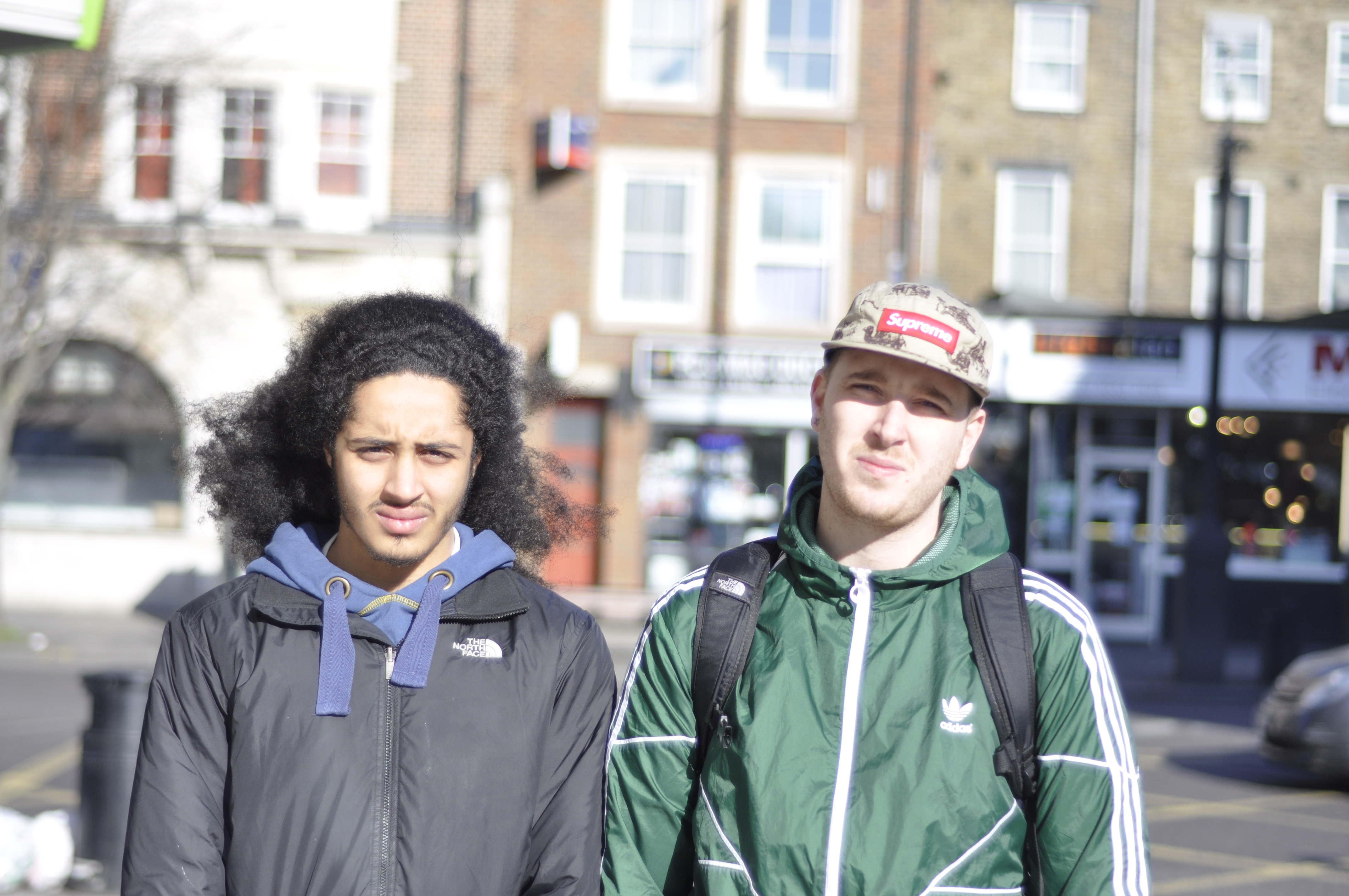 Hamza Omar (left) and Daniel Ednay