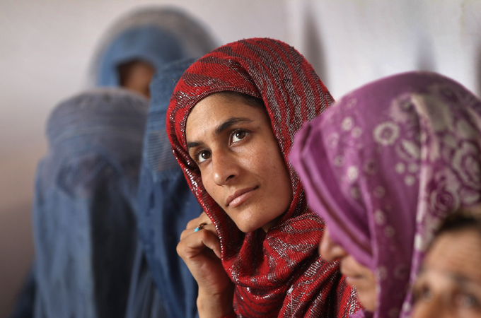 Afghan woman