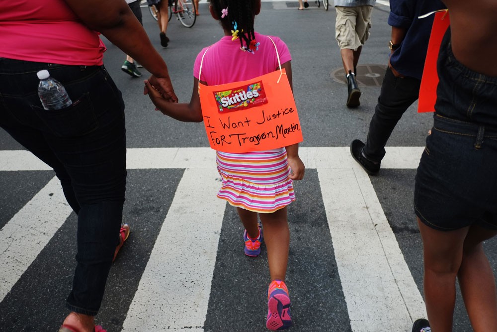 ''Justice for Trayvon'' protest in NYC