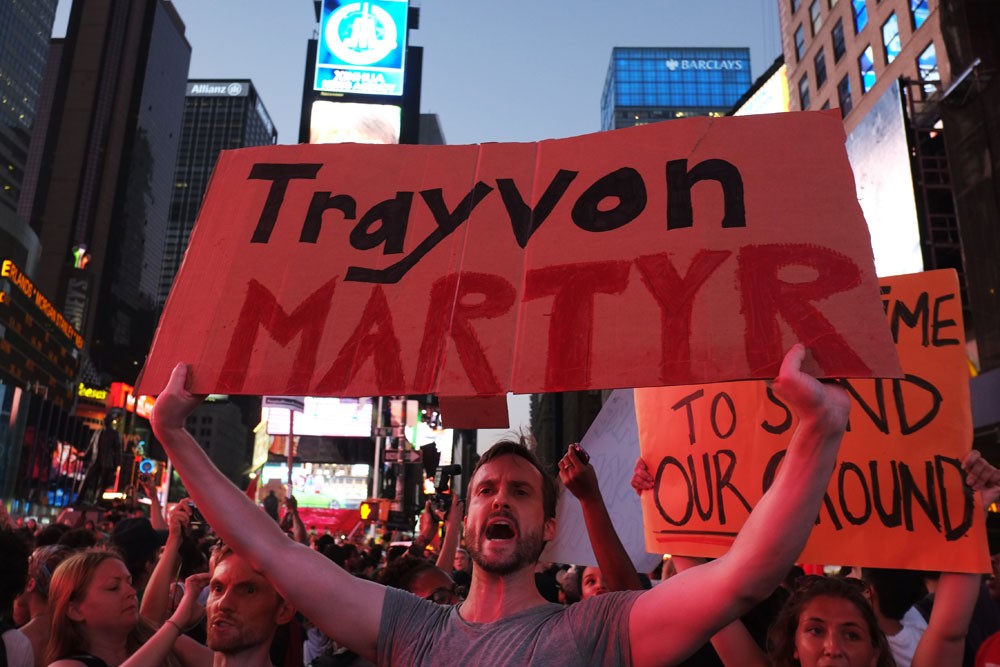 ''Justice for Trayvon'' protest in NYC