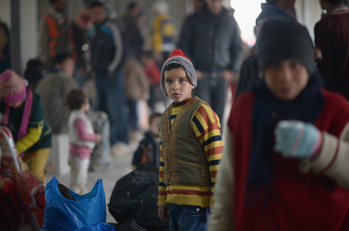 Lebanon Zataari refugee camp