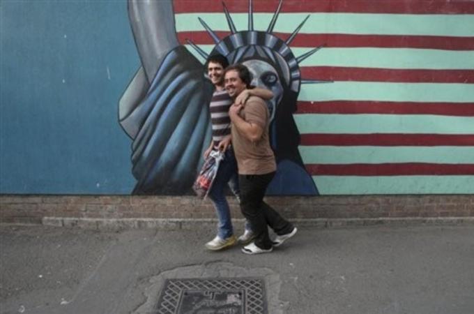 Rouhani's victory brings Iranians great hope for a rapprochement with the US [AP]