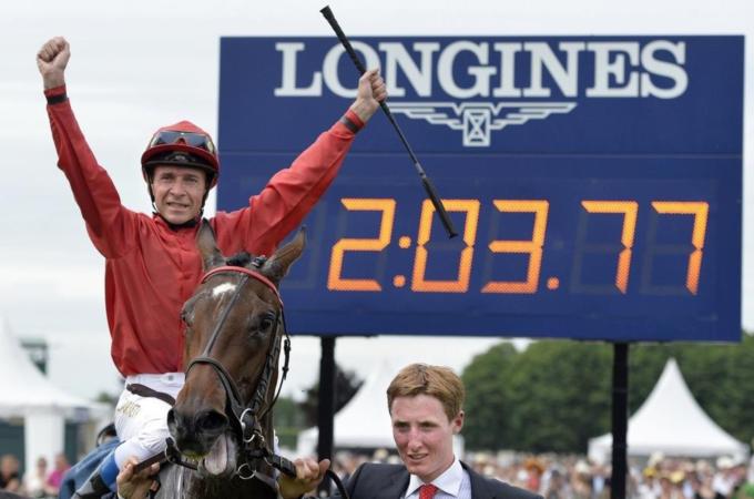 French jockey Jarnet will be hopeful of another win upon Treve in Europe's most valuable flat race on Sunday [AFP]