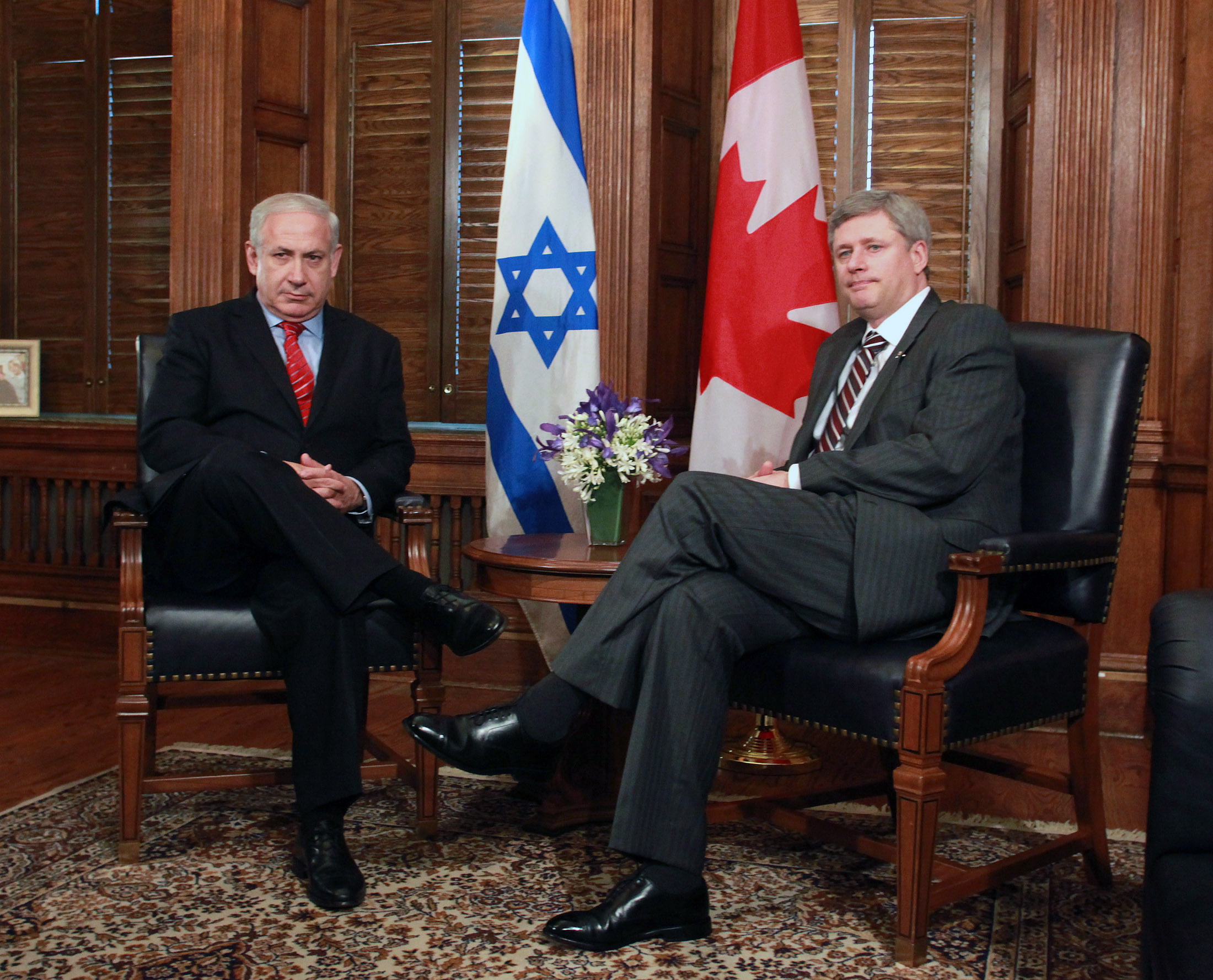 The 'Harper worldview' sees the Middle East through a biblical lens [EPA]