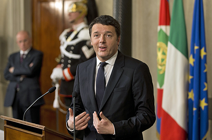 At age 39, Prime Minister Matteo Renzi is the youngest leader in the nation's modern history [AP]