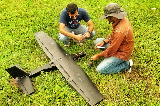 Officials say UAVs act as force-multipliers for overstreched police force [Supplied/S Srinivasan]