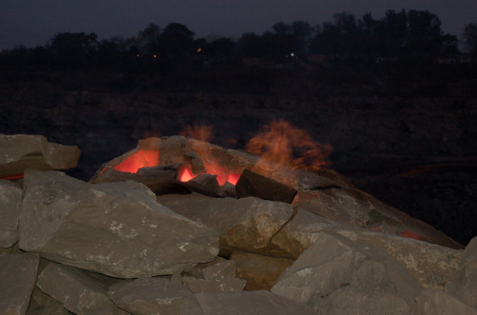 Some 67 fires - big and small - are currently raging in Jharia [Al Jazeera]