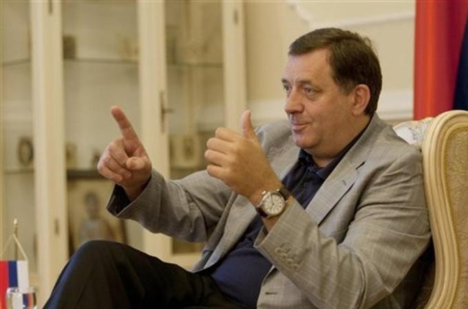 Republika Srpska's President Milorad Dodik has expressed his support for the secession of Crimea from Ukraine [AP]