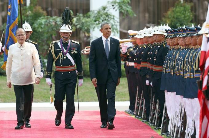 Filipinos are outraged by Aquino's promise to the US to amend the Philippine constitution in order to allow foreign investors unlimited ownership of land, writes Sison [EPA]