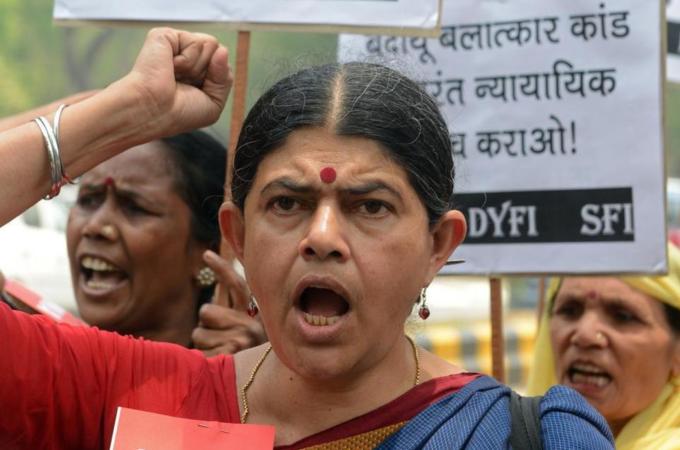 India's courts refuse to acknowledge that sexual violence is perpetrated because of a woman's caste [AFP]