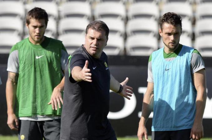 Coach Postecoglou will need to guide his team through the group of death [AP]