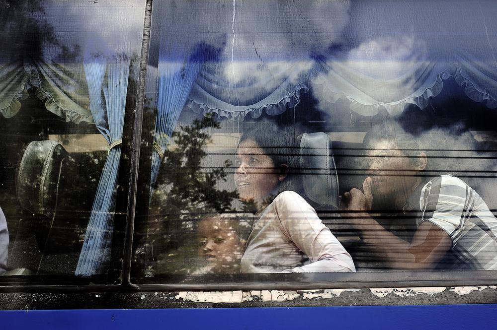 <p>More than 100,000 Cambodians have left Thailand over the past two weeks. </p>