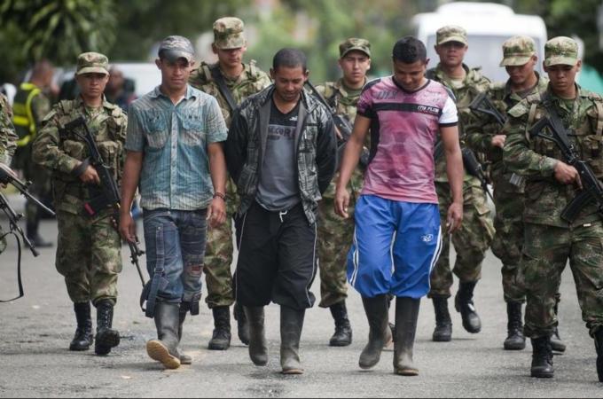 Demobilised FARC members might join criminal groups, writes Ceballos [AFP]
