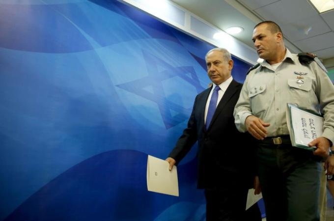 Israeli PM Benjamin Netanyahu is facing pressure from the extreme-right in Israel, writes Moor [AP]