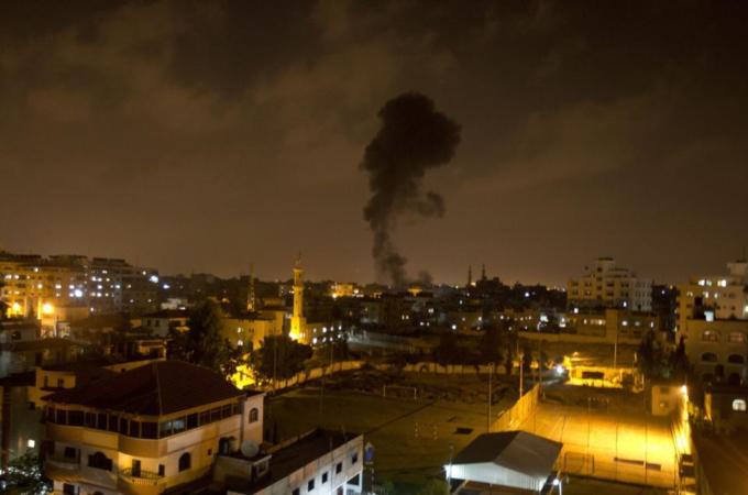 Aerial strikes by the Israeli military have taken the lives of more than 160 Palestinians in Gaza [AFP/Getty Images]